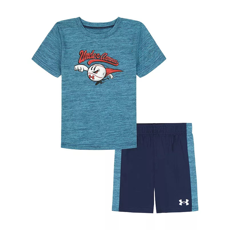 Under Armour Boys 2-Piece Short Sleeve Tee & Shorts Set
