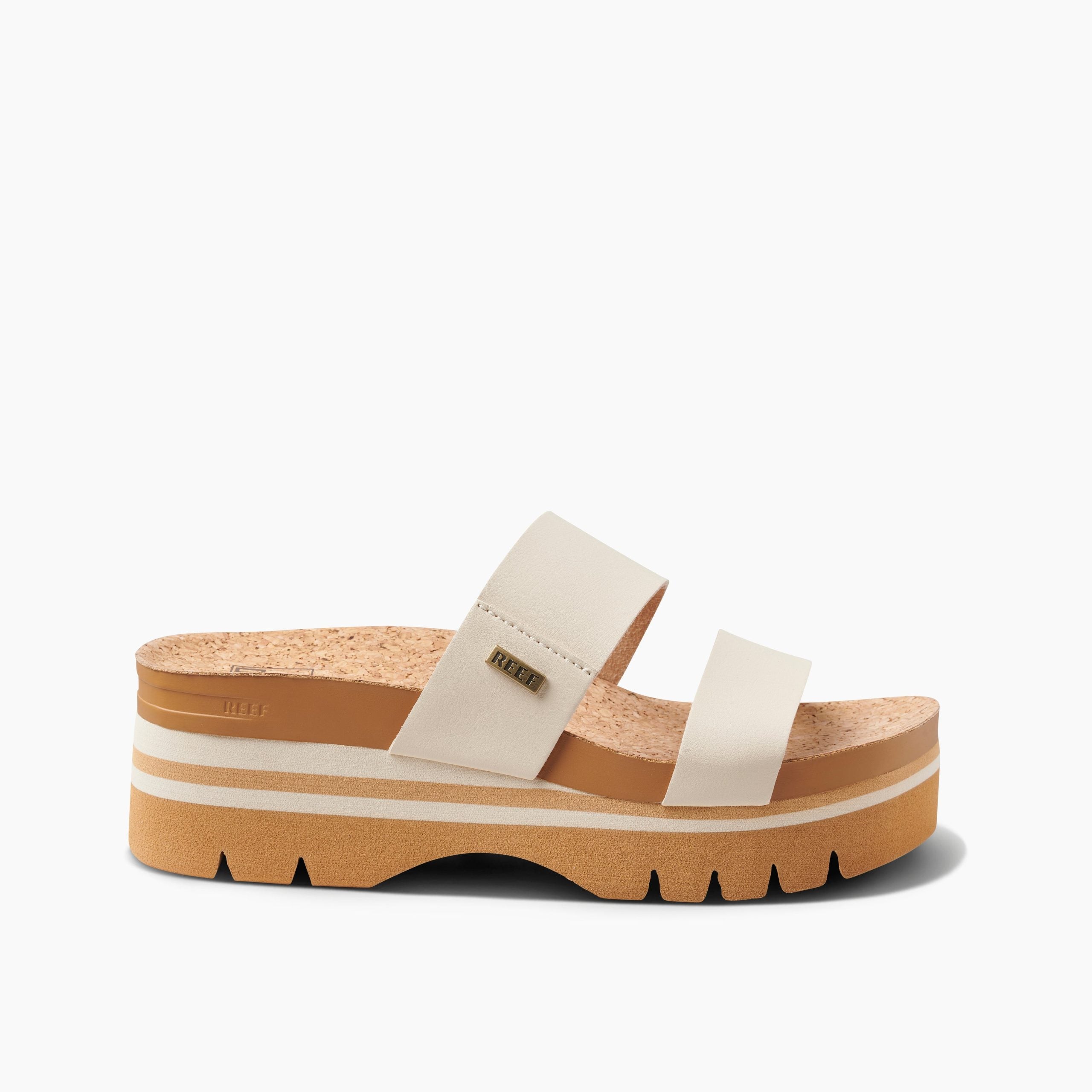 Reef Cushion Vista Higher Women's Platform Sandal - Vintage Tan