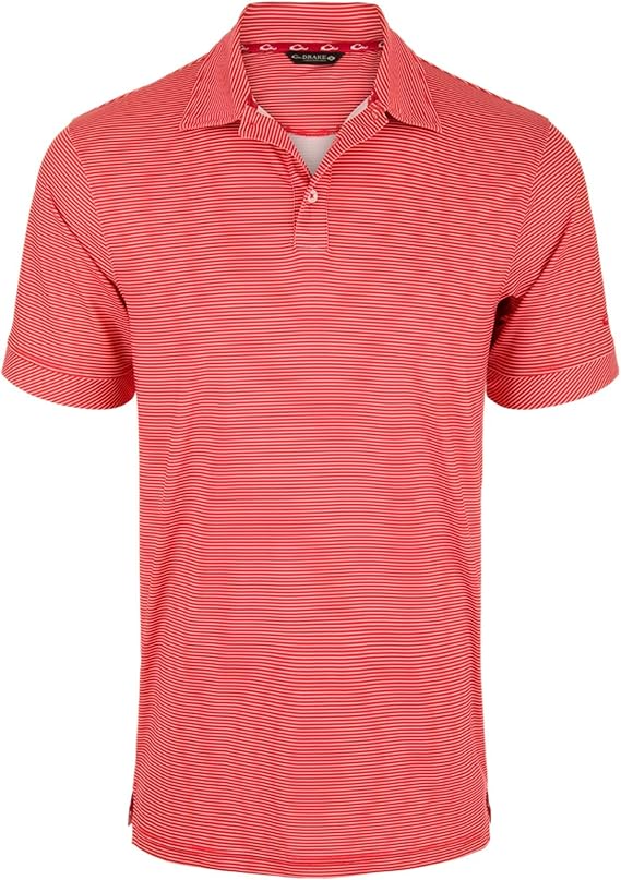 Drake Waterfowl Men's Performance Chalk Striped Polo Shirt