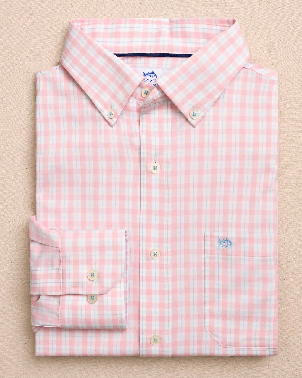 Southern Tide Men's Precheck Plaid Coastal Breeze® Sport Shirt