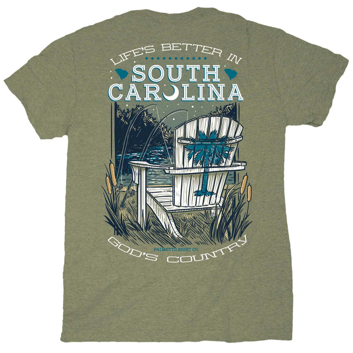 Palmetto Shirt Co. Men's God's Country Tee