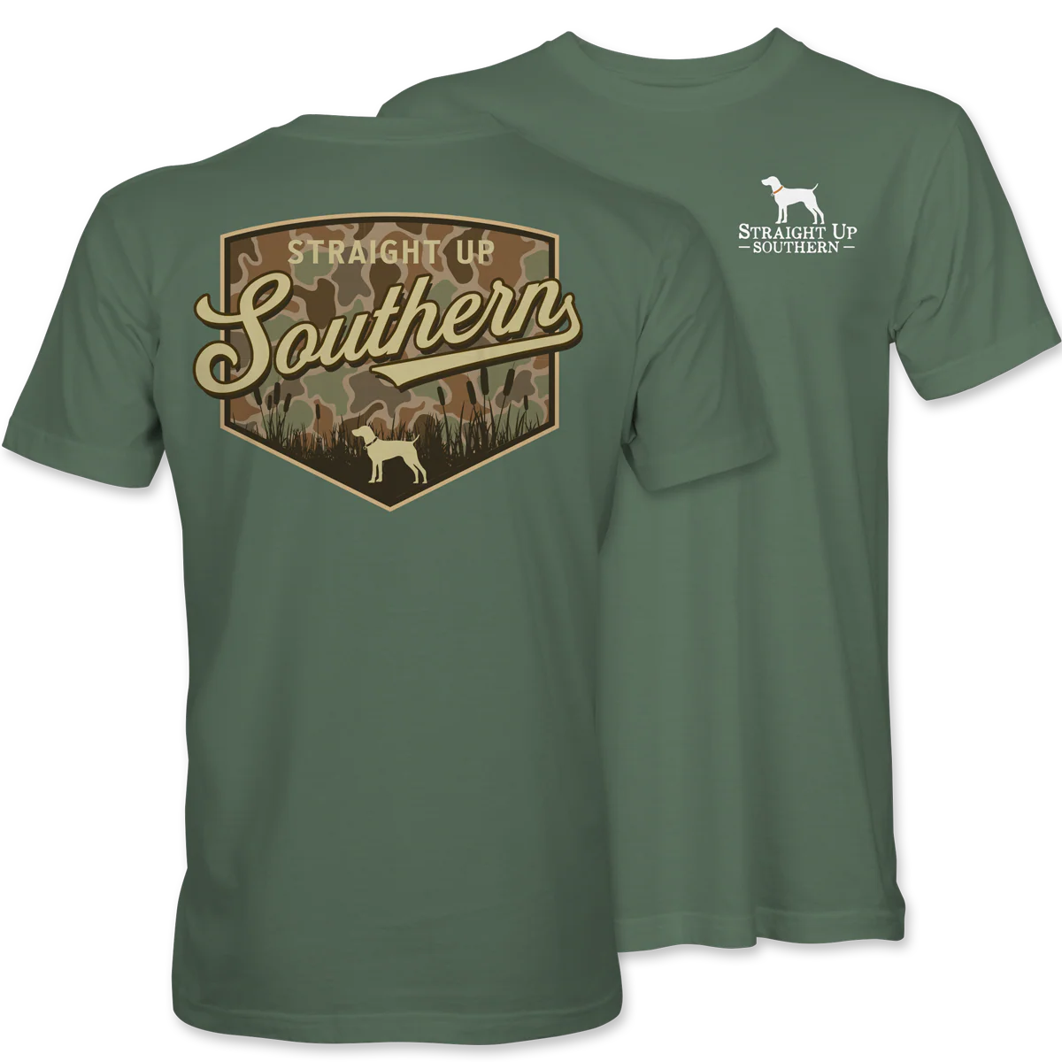 Straight Up Southern Youth Southern Duck Camo Tee