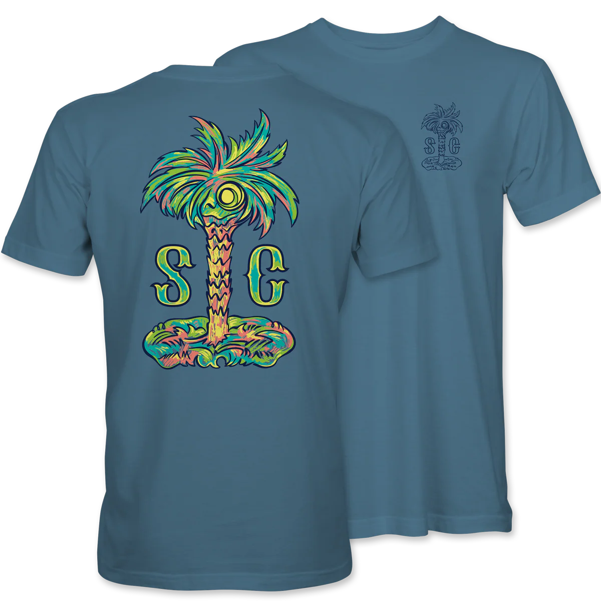 Palmetto Shirt Co. Women's Palmetto Engraving Tee