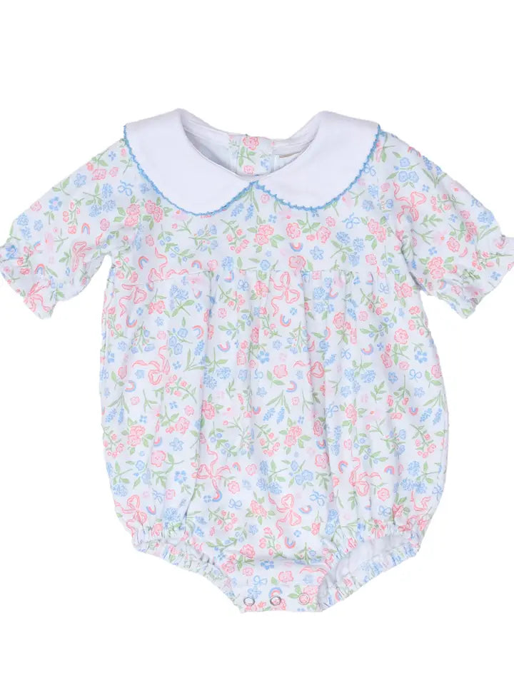 The Oaks Apparel Company Infant Girls Mary Mills Ditsy Bow Bubble
