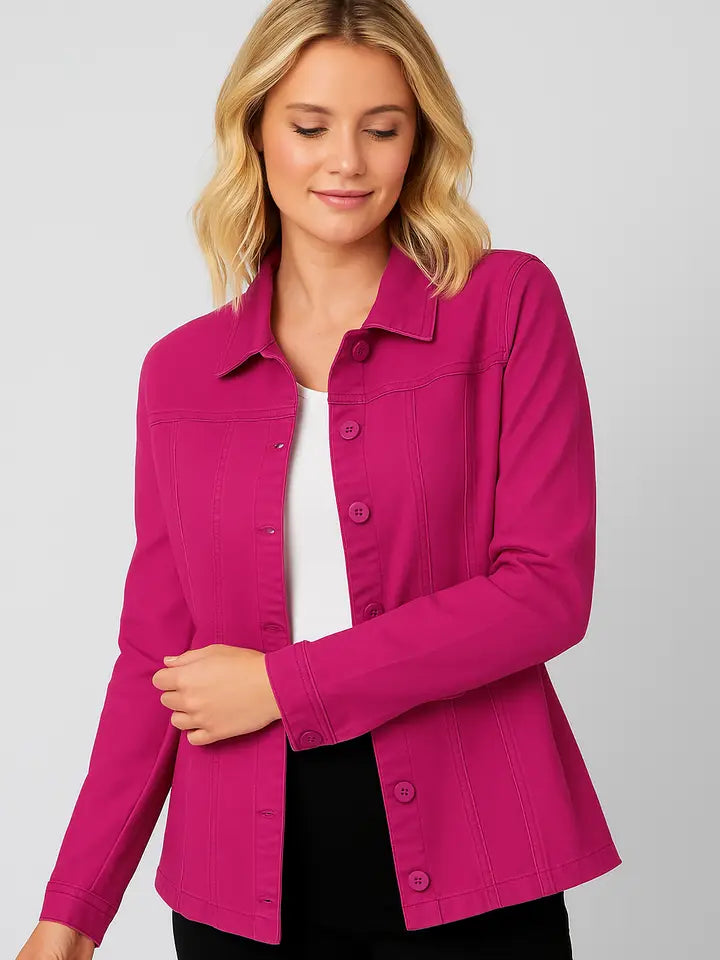 Pine Apparel Women's Berry Lightweight Denim Jacket