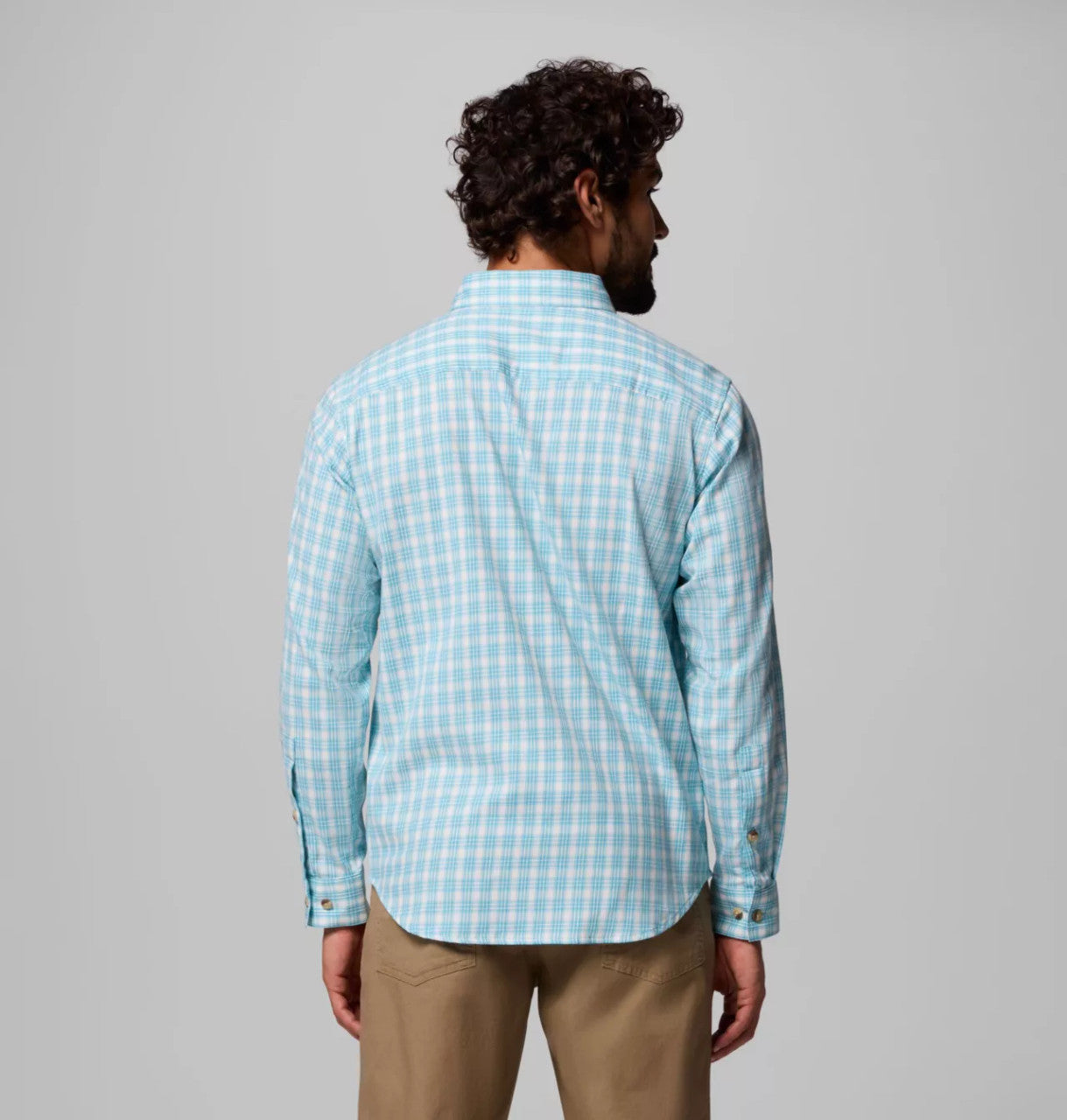 Columbia Men's Rapid Rivers II Long Sleeve Shirt - Vintage Blue Falls Plaid