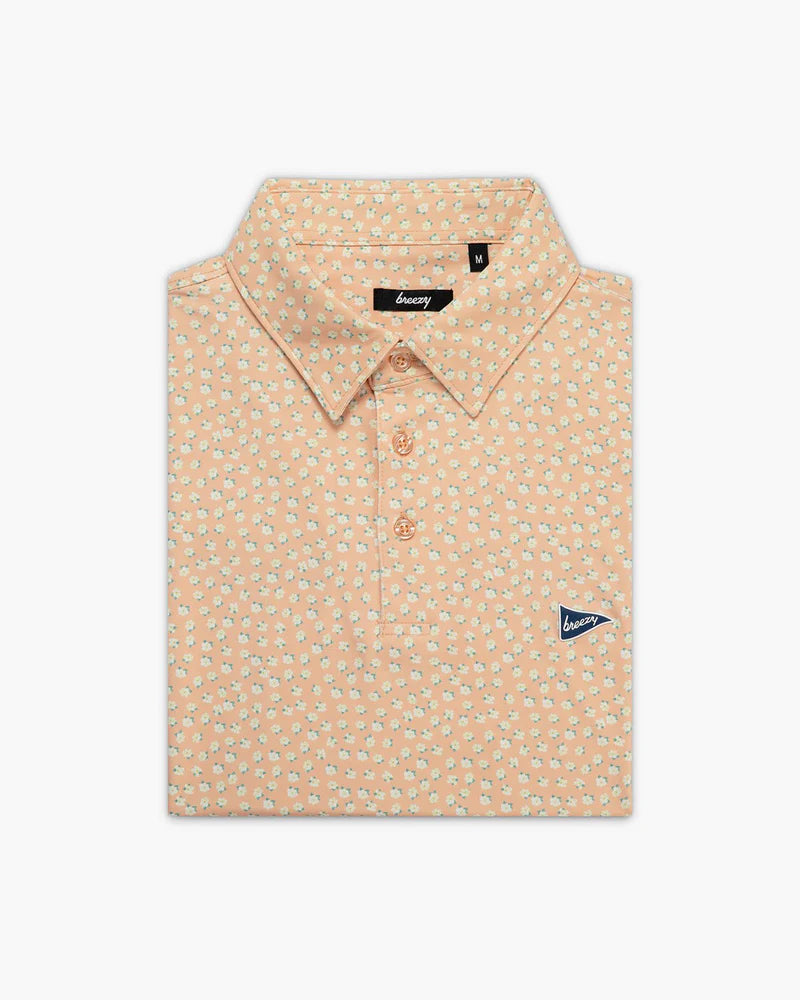 Breezy Golf Men's The Magnolia 3.0 Polo Orange