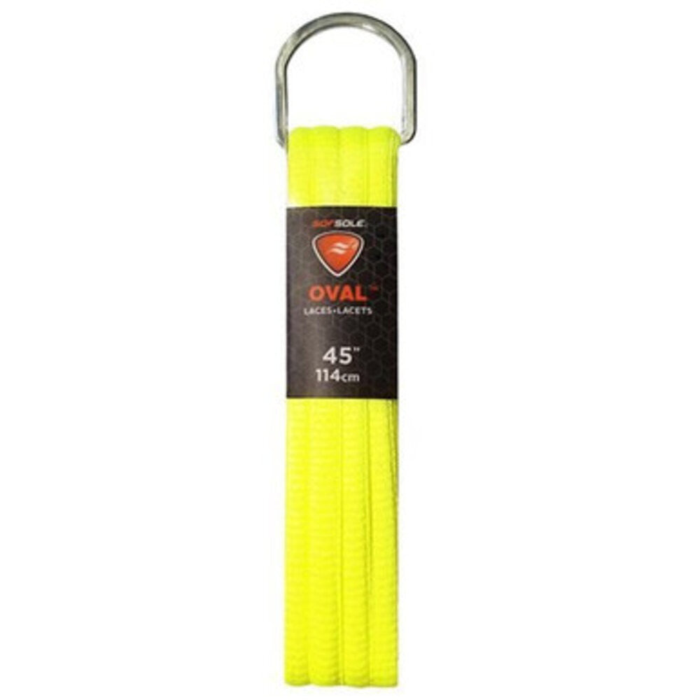 Sof Sole Athletic Oval Shoelaces - Neon Yellow