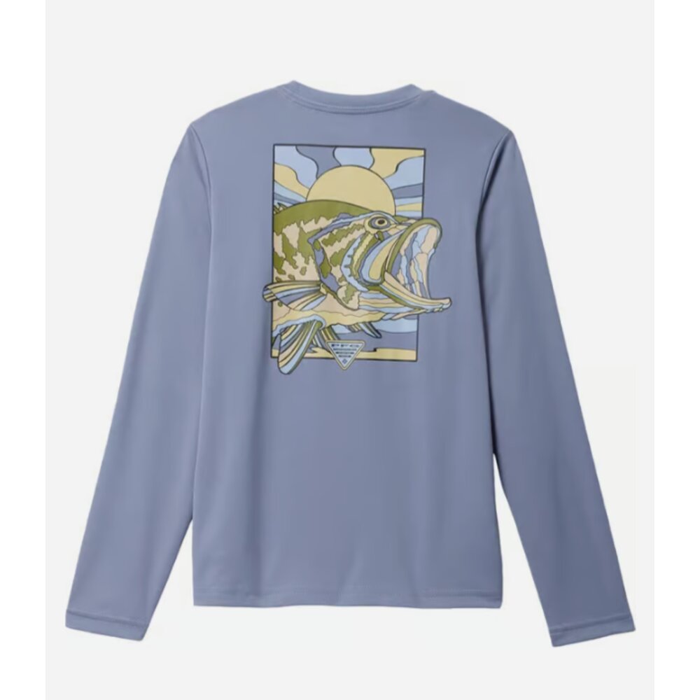 Columbia Youth Boys Terminal Tackle PFG Fish Shine Long Sleeve