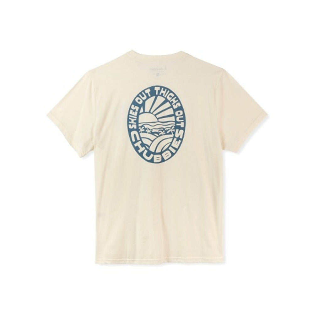 Chubbies Men's Sunny Tomorrow Tee - Off White