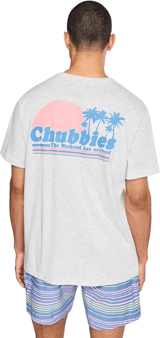 Chubbies Men's The Ol' College Try Tee - Grey