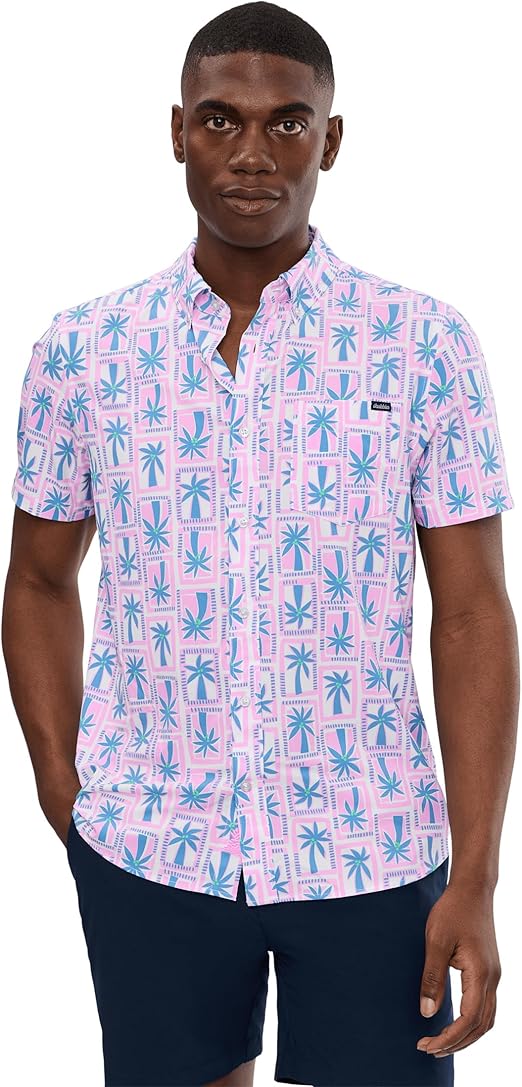 Chubbies Men's The Miami Mosaic Performance Friday Shirt