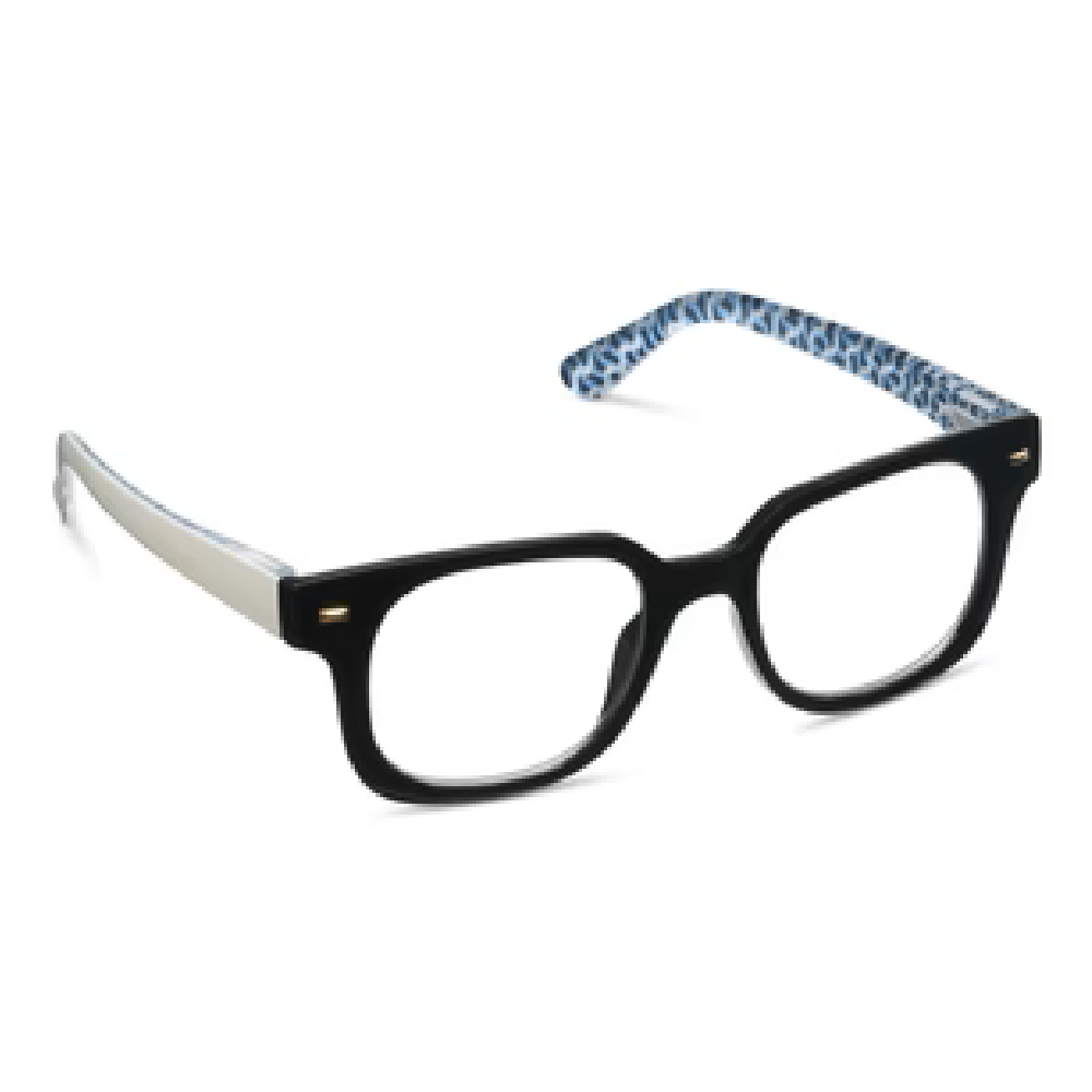 Peepers Glossary Blue Light Reading Glasses – Black Wavy