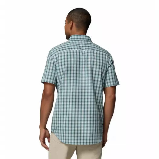 Columbia Men's Rapid Rivers II Button Down Shirt - Crushed Blue/Rapid Rivers Gingham