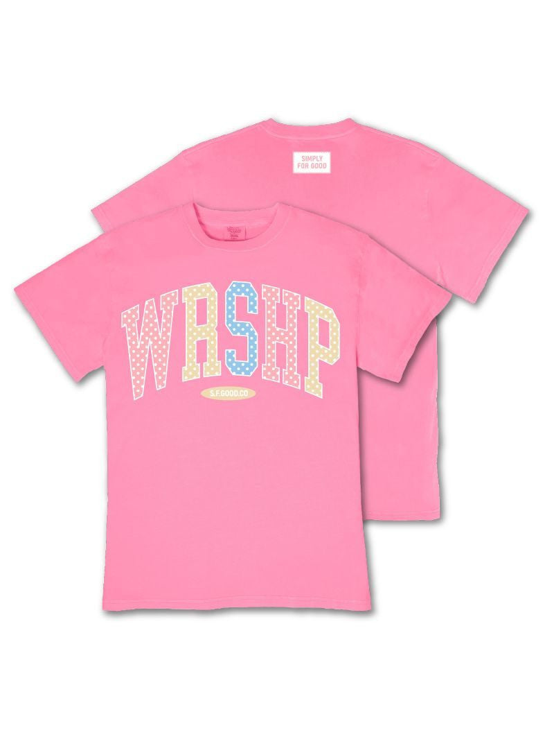 Simply Southern Women's Worship Tee - Blushberry