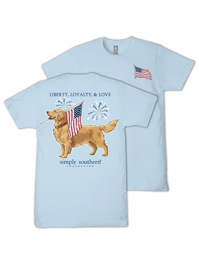 Simply Southern Women's Loyalty Tee - Ice