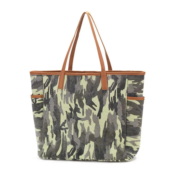 Viv & Lou Camo Hayden Tote