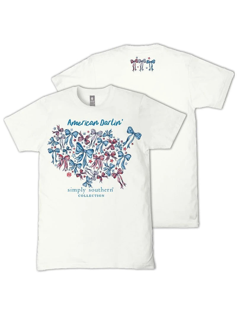 Simply Southern Women's Darlin Tee - Oyster