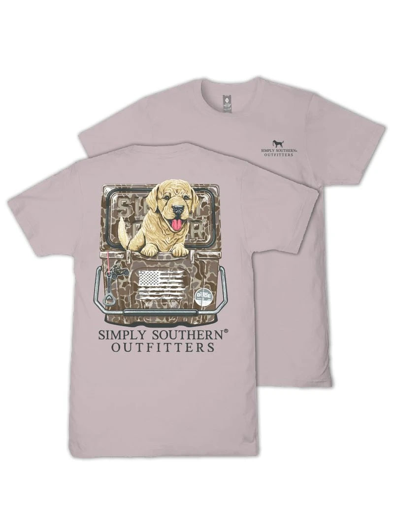Simply Southern Youth Boys Cooler Tee - Driftwood