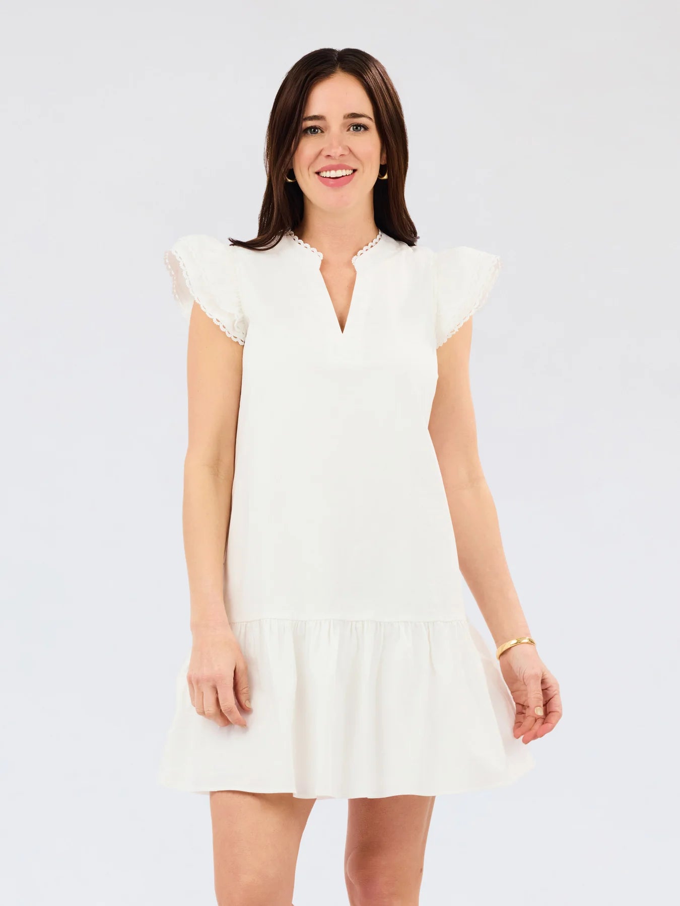 Mary Square Women's Sierra Dress - White