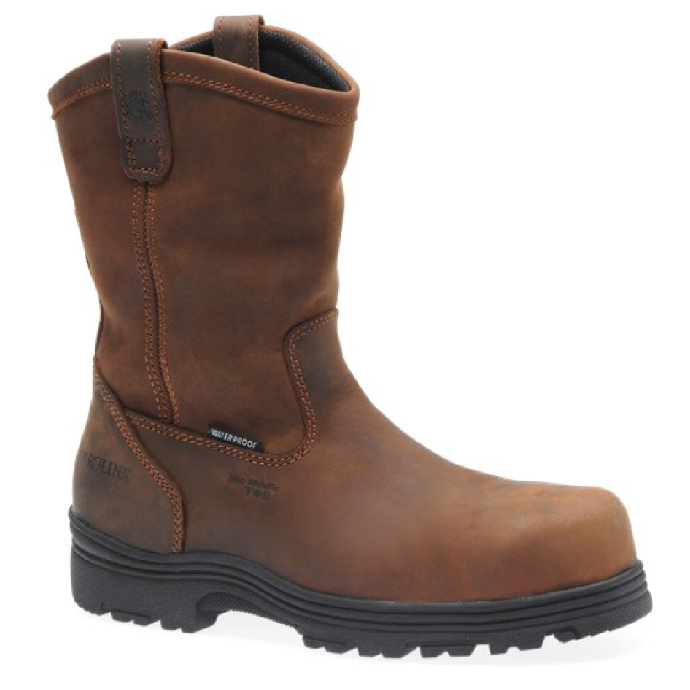 Carolina Boots Men’s Waterproof Composite Toe Wellington Work Boots - Wide