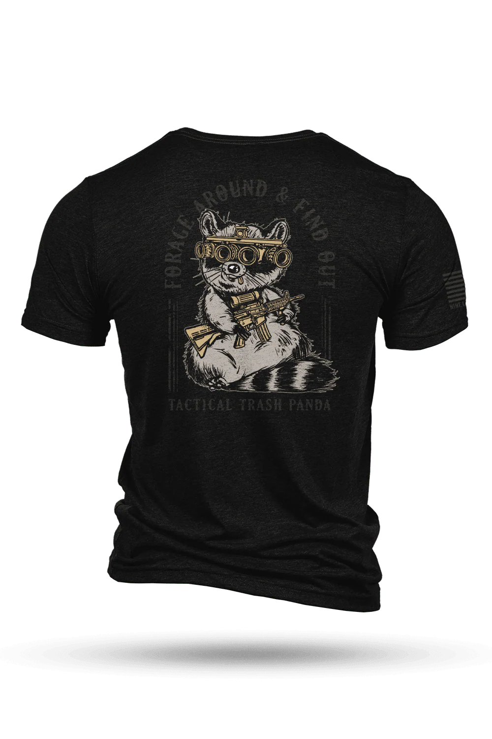 Nine Line Men's Tactical Trash Panda Tee - Black Charcoal