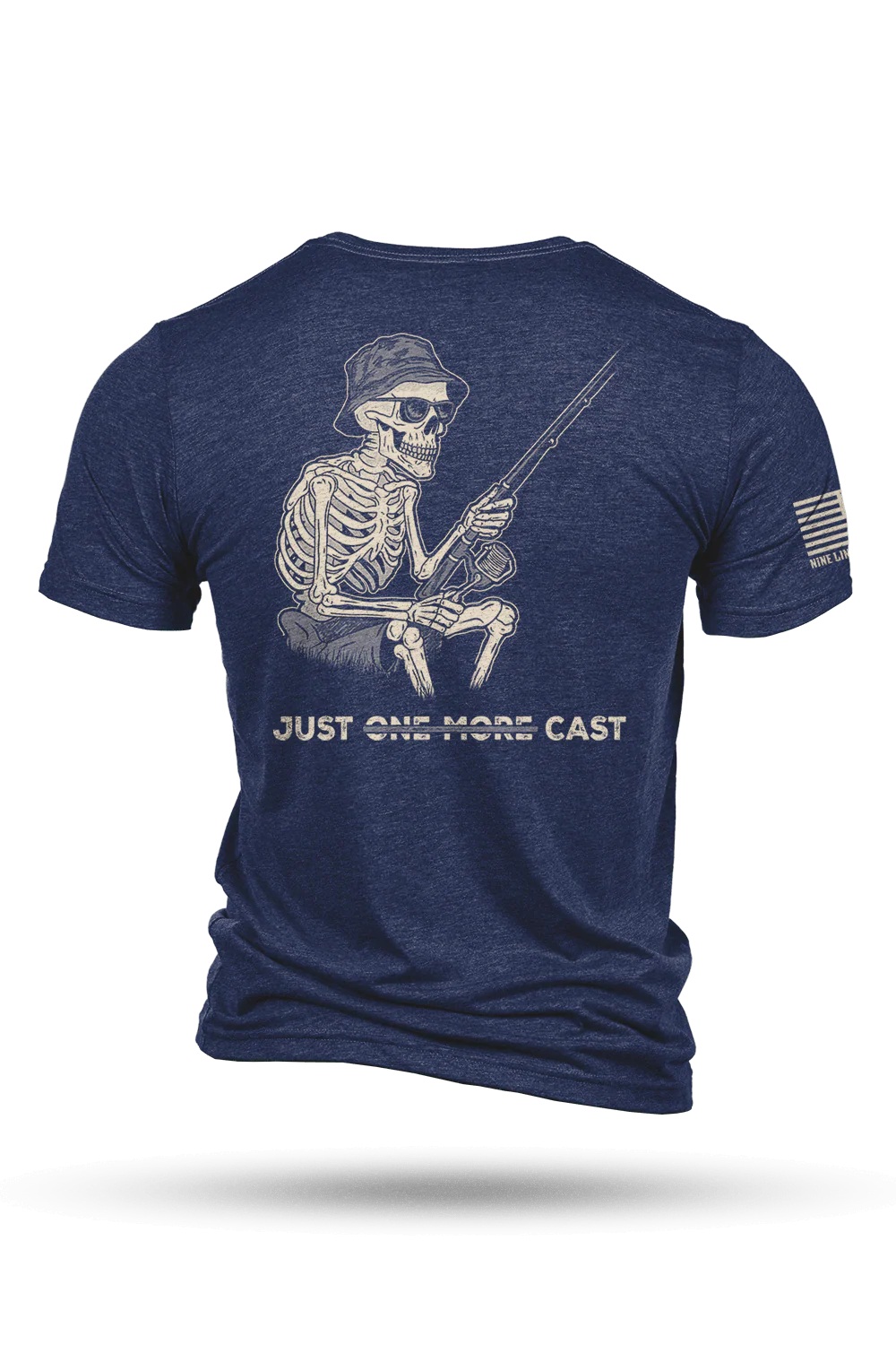 Nine Line Men's Just One More Cast Tee - Navy