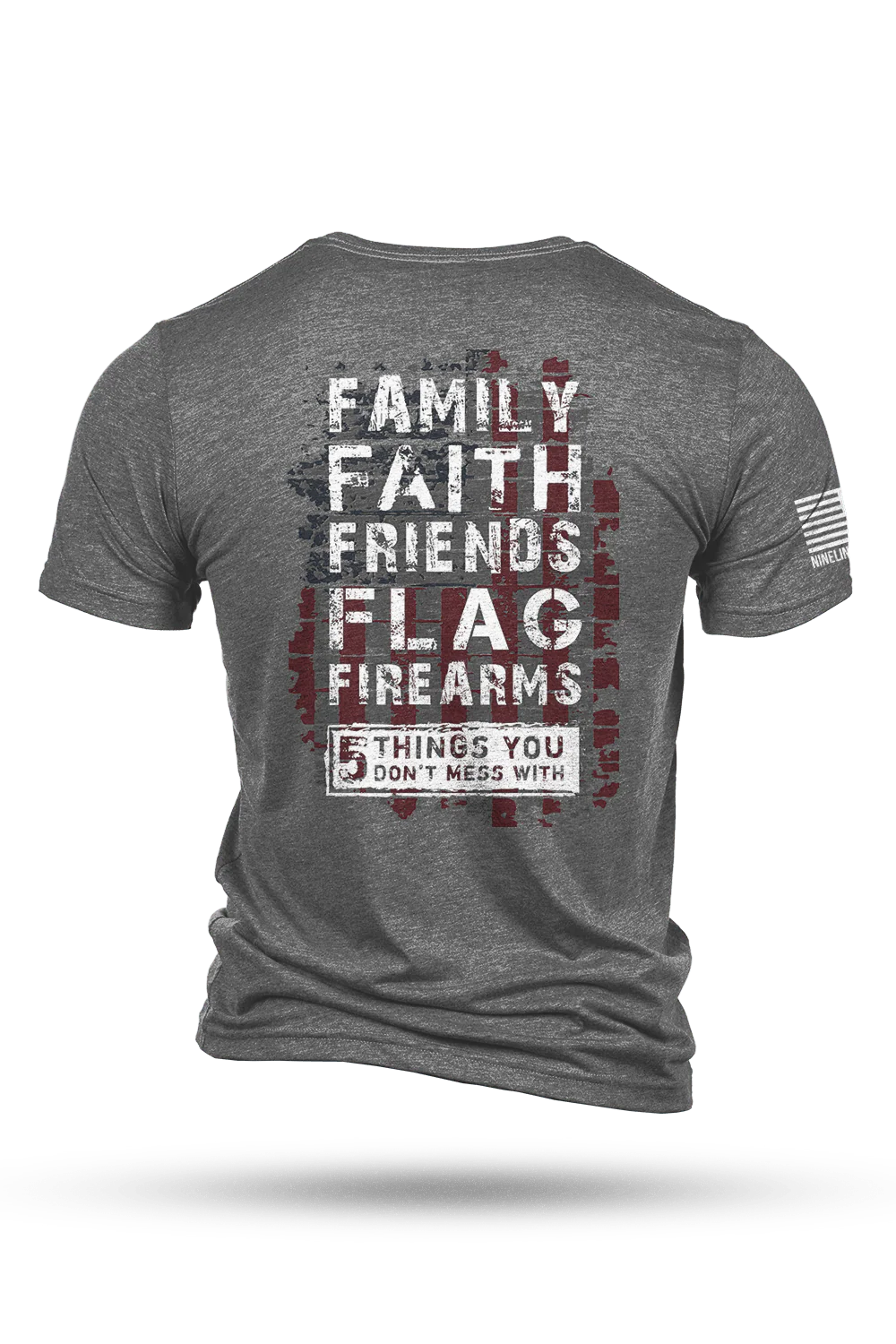 Nine Line Men's 5 Things Tee - Grey