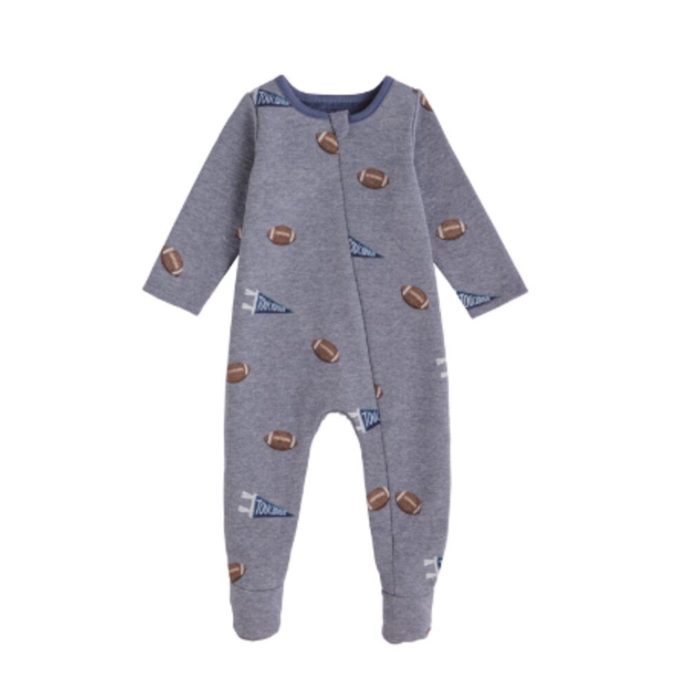 Mud Pie Infant Boys Football Sleeper