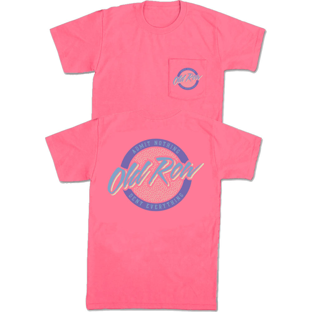 Old Row Men's Circle Logo Tee - Crunchberry