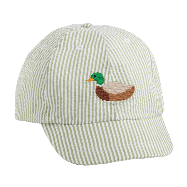 Mud Pie Toddler Boys Embroidered Hat - Duck