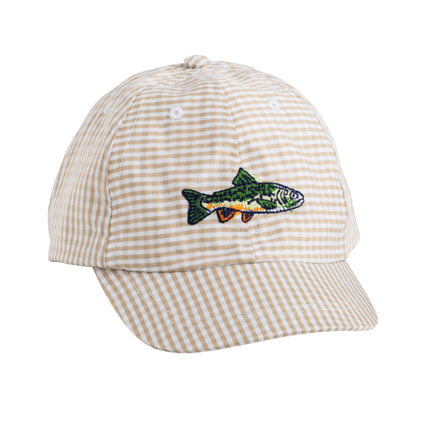 Mud Pie Toddler Boys Embroidered Hat - Fish