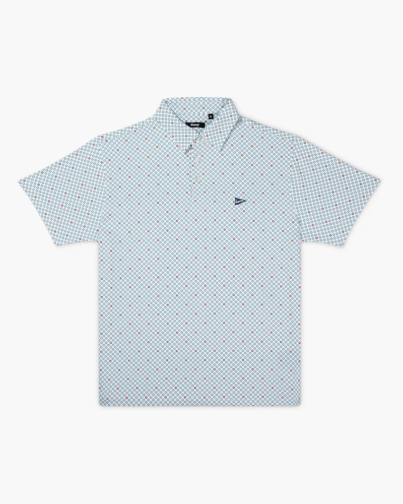 Breezy Golf Men's The American Geo Polo