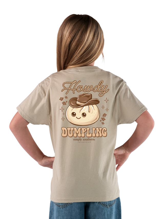 Simply Southern Youth Dumplings Tee - Clay