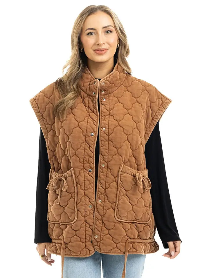 Katydid Women's OverSized Quilted Vest