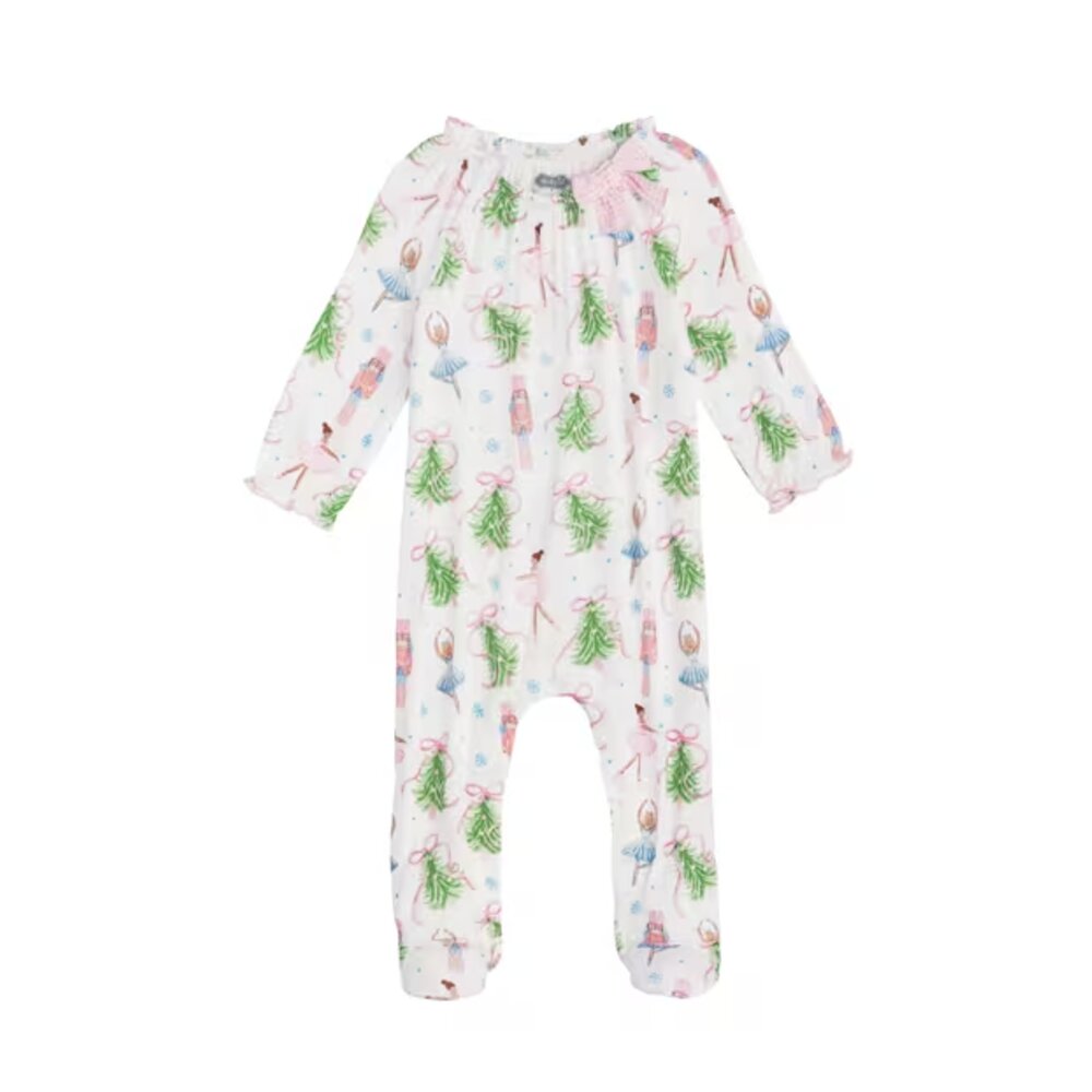 Mud Pie Infant Christmas Tree Bow Baby Sleeper