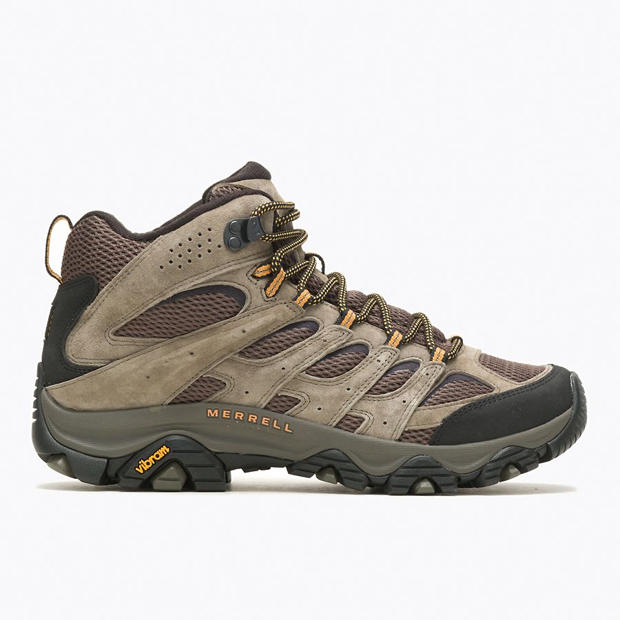 Merrell Men's Moab 3 Mid Hiking Boot - Walnut
