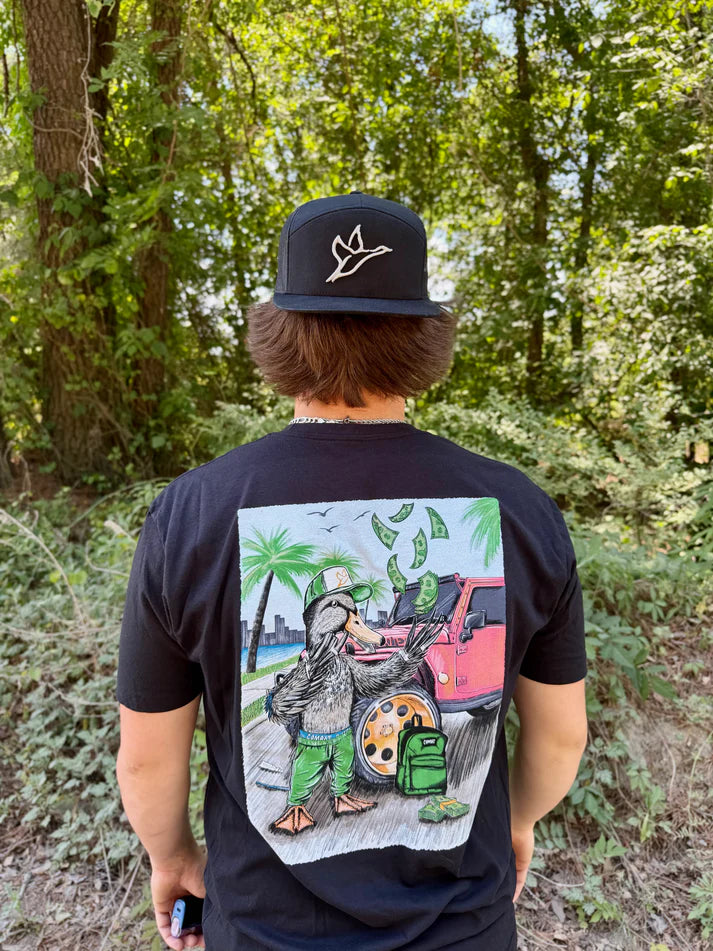 Combat Waterfowl Men's Kodak Quack Tee - Black