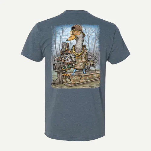 Combat Waterfowl Men's Deep Woods Dolph Tee - Indigo