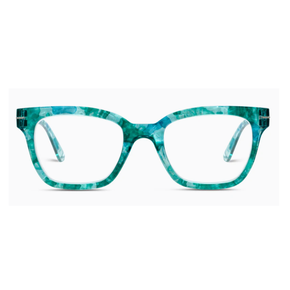Peepers Buzzworthy Turquoise Quartz Blue Light Blocking Reading Glasses