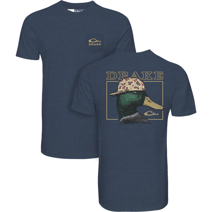 Drake Youth Back Cap Mallard Tee
