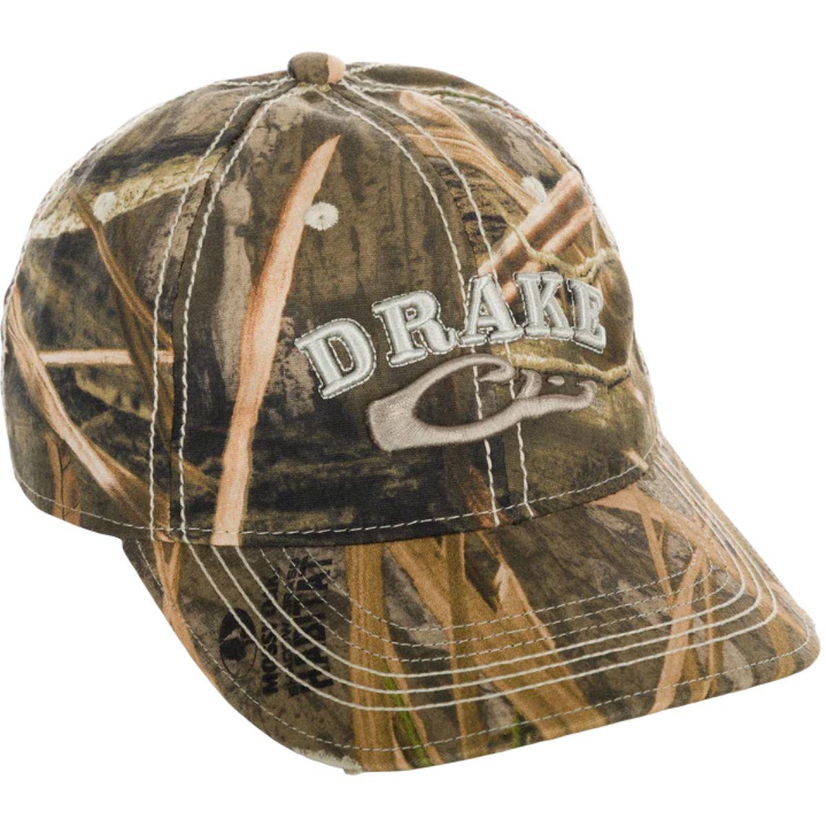 Drake Distressed 6-Panel Ball Cap