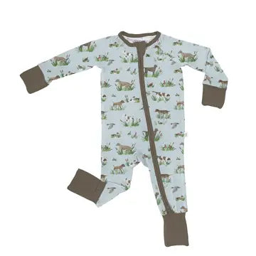 Goosies Delta Bird Hunting Dogs Convertible Zip PJs
