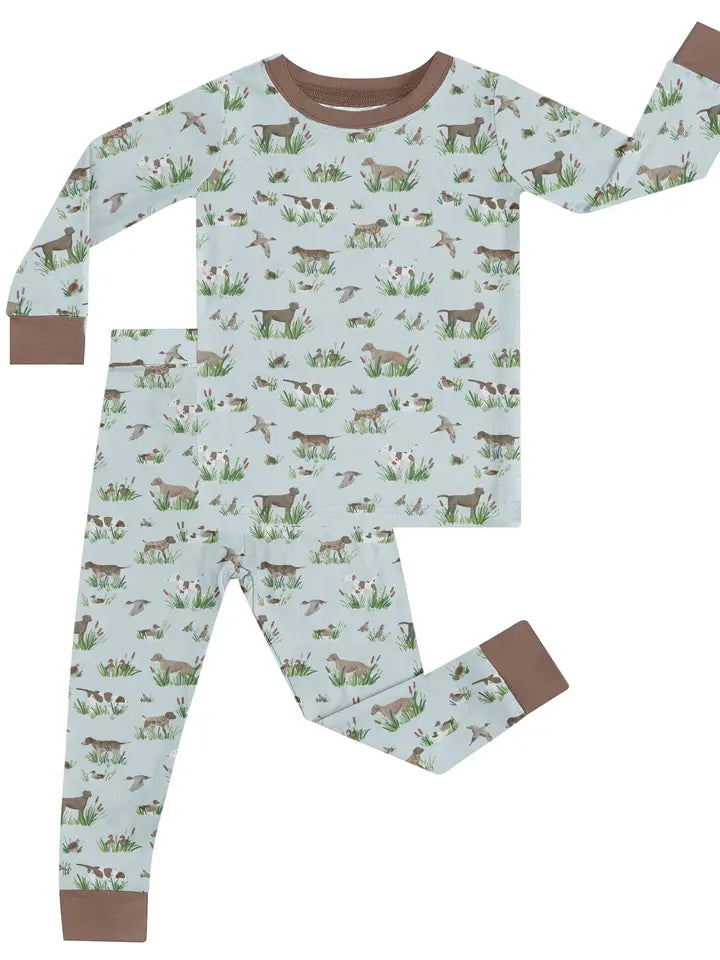 Goosies Toddler Boys Delta Bird Hunting Dogs Toddler PJs