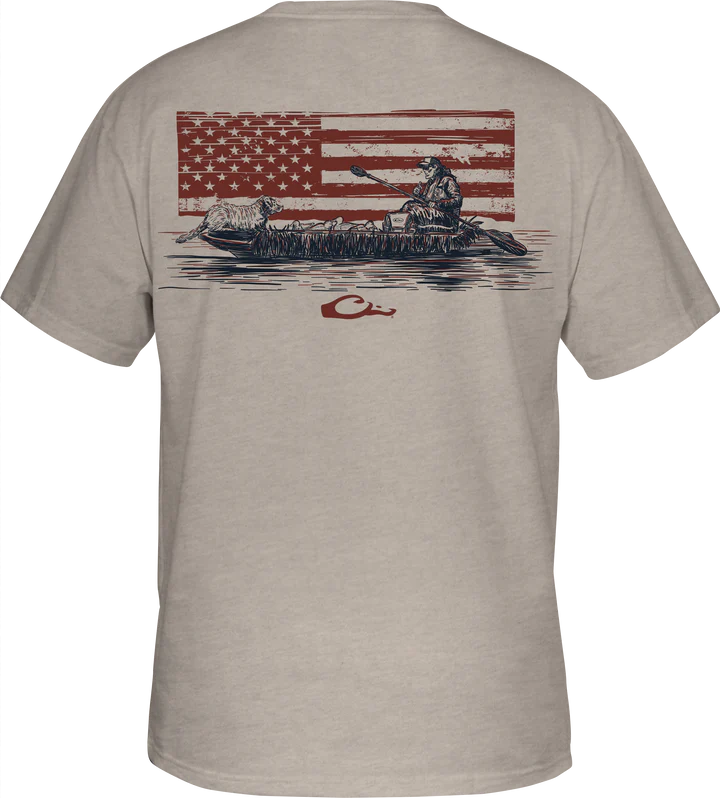 Drake Men's Kayak Flag Tee