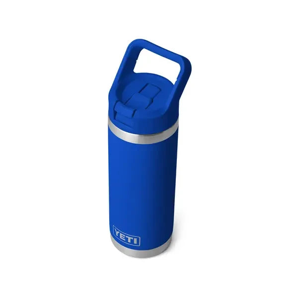 Yeti Rambler 18oz Water Bottle with Color Matched Straw Cap - Royal Blue