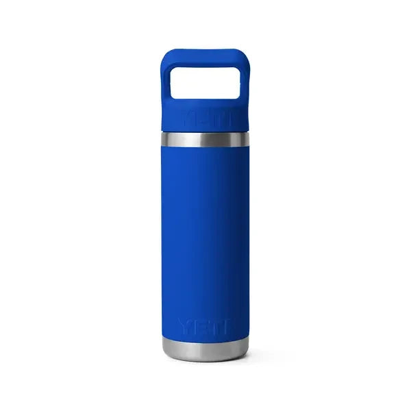 Yeti Rambler 18oz Water Bottle with Color Matched Straw Cap - Royal Blue