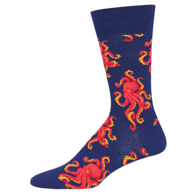 Socksmith Socktopus Cotton Crew - Navy