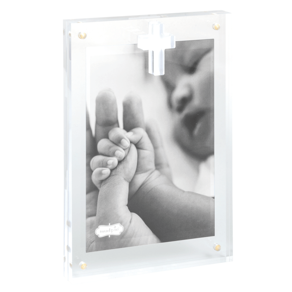 Mud Pie Vertical Acrylic Cross Frame