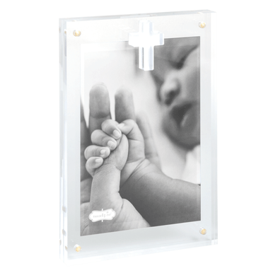 Mud Pie Vertical Acrylic Cross Frame